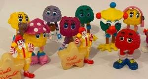 lot 242 image: Vintage McDonalds Toy Lot