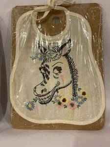 lot 301 image: Vintage Embroidered Bibs