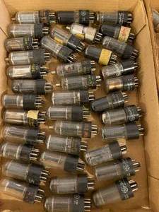 lot 376 image: Large Lot of Vintage Glass Radio Tubes