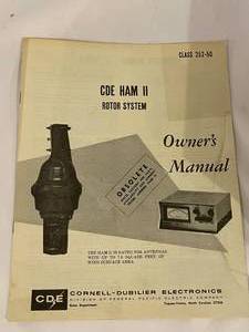 lot 406 image: Vintage CDE HAMII Rotor Controller