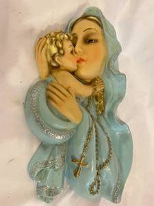 lot 414 image: Amazing Plaster Religious Piece