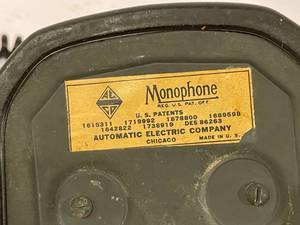 lot 415 image: Vintage Monophone Rotary Phone