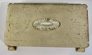 lot 434 image: Fashioned by Ronson Silver Plated Trinket Box