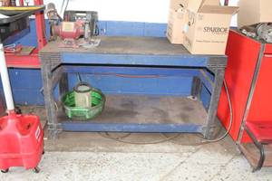 Metal Shop Work Bench 2-tier