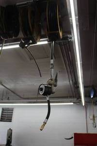 Graco Fire-Ball Air-Powered Oil Pump  with Hose and Hose Reel