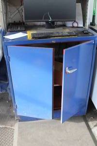 Metal Workstation 2-door 1-shelf