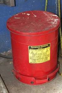 Sycamore Systems Oily Waste Can