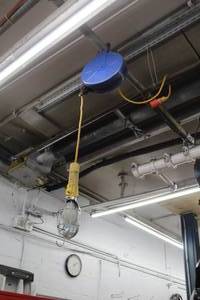 Cord Reel  with Shop Work Light
