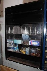 Parts Organizer Storage Cabinet  with Bulbs