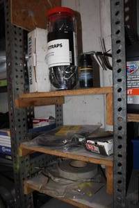 Lot of Misc. Parts  - Electrical Conduit, Bungy Cords, Oil Cans