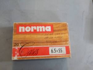 lot 10 image: Norma 6.5x55 Swedish Ammo 139 Grain (20 Rounds)