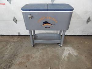 lot 17 image: Tommy Bahama Rolling Cooler 30x15x33