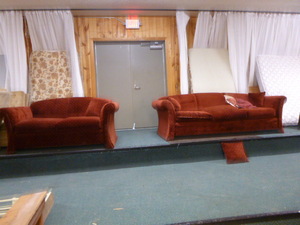 lot 30 image: Couch and Love Seat