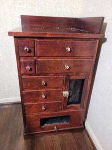 lot 45 image: Vintage Corner Dentists Drawer