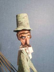 lot 20 image: Jim Lewk Folk Art Sculpture