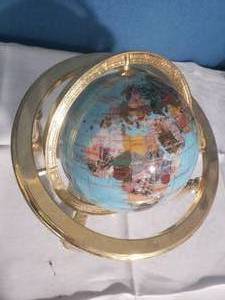 lot 34 image: 13 inch Gem Stone Globe