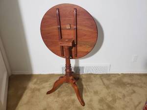 lot 148 image: Cherry Flip Top Side Table