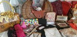 lot 97 image: Vintage Collection of Handbags Purses