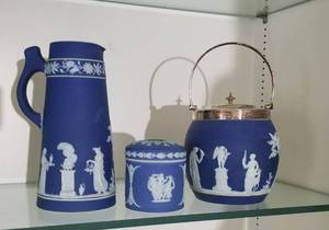 lot 135 image: Wedgwood Blue Jasperware Collection