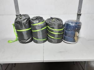 lot 6 image: 3-Coleman Sleeping Bags & 1-Other