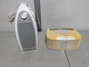 lot 14 image: 2-Portable Heaters Honeywell & Holmes