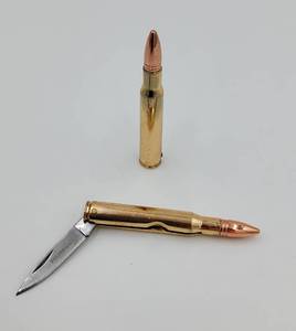 lot 9 image: 2 SHOTGUN SHELL KNIFES