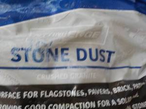 lot 173 image: 5 - 50 lb. Bag Stone Dust Crushed G...