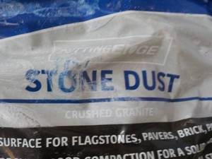 lot 174 image: 5 - 50 lb. Bag Stone Dust Crushed G...