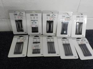 lot 183 image: 10 Pkgs Cable Ties...