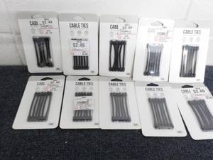 lot 184 image: 10 Pkgs Cable Ties...