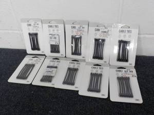lot 185 image: 10 Pkgs Cable Ties...