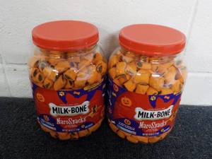 lot 192 image: 2 - 40 oz Jugs Milk Bone Maro Snack...