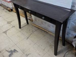 lot 59 image: Wood Sofa Table  48 x 14 x 30 - 3 D...