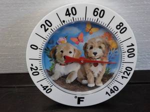lot 63 image: Dog Outdoor Thermometer...