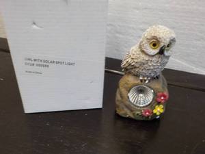 lot 71 image: Owl Solar Spot Light...