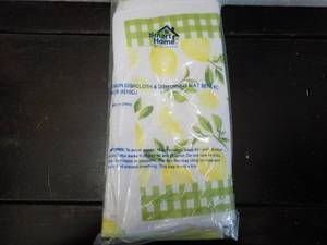 lot 73 image: Lemon 5 pc Dishcloth and Dish Dryin...