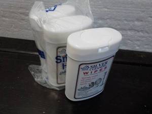 lot 83 image: 3 - 30 Wipes each Silver Cleaning W...