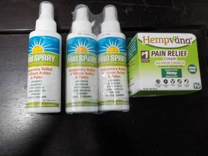 lot 97 image: Hempvana Pain Relief Cream and Pain...
