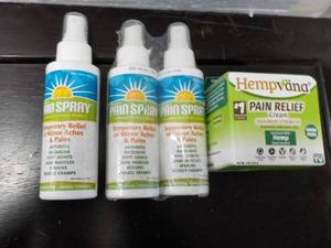 lot 98 image: Hempvana Pain Relief Cream and Pain...