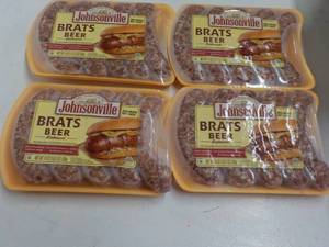 lot 280 image: 4 pkgs Frozen Johnsonville Beer Bra...