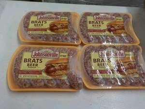 lot 281 image: 4 pkgs Frozen Johnsonville Beer Bra...