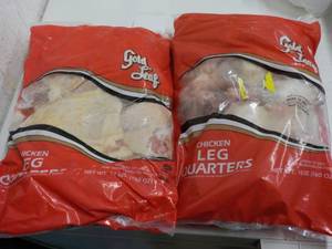 lot 283 image: 2 - 10 lb. Frozen Pkgs Gold Leaf Ch...