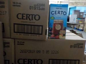 lot 302 image: 2 Cases 16 - 6 oz Ctns Certo Liquid...