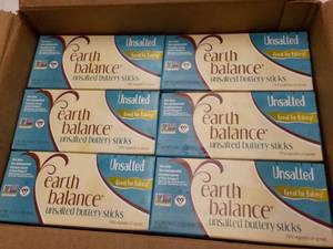 lot 343 image: 6 - 1 lb. Frozen Ctns Earth Balance...