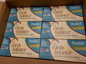 lot 344 image: 6 - 1 lb. Frozen Ctns Earth Balance...