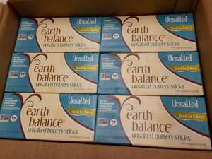 lot 348 image: 6 - 1 lb. Frozen Ctns Earth Balance...