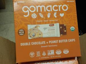 lot 360 image: Case of 28 Gomacro Double Chocolate...