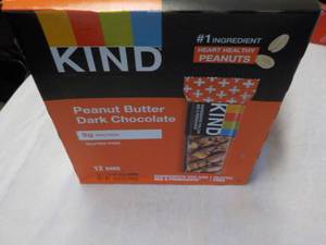 lot 371 image: Box of 12 KIND Peanut Butter Dark C...