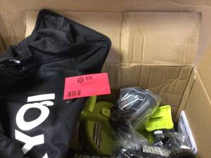 RYOBI 40V Vac Attack Cordless Leaf VacuumMulcher with 5.0 Ah Battery and Charger Customer Returns See Pictures