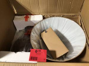 Santiago Natural Reed Table Lamp Customer Returns See Pictures